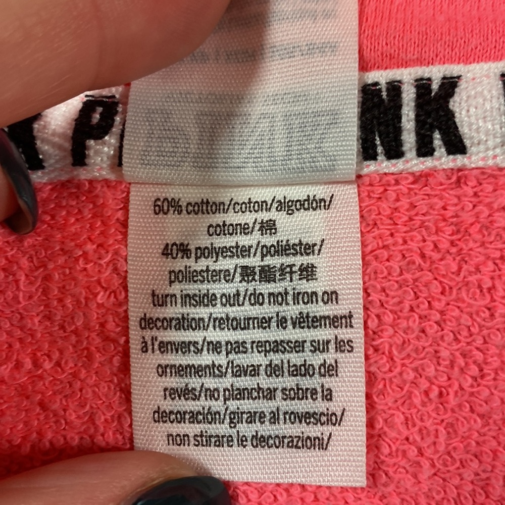 VS PINK • Funnel Neck O Ring Quarter Zip Sweatshirt - Picture 13 of 15